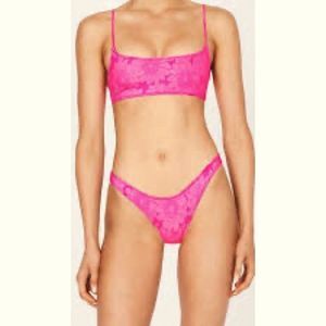 TRIANGL NORMAL PITAYA FLORAL SET + BAG NWT